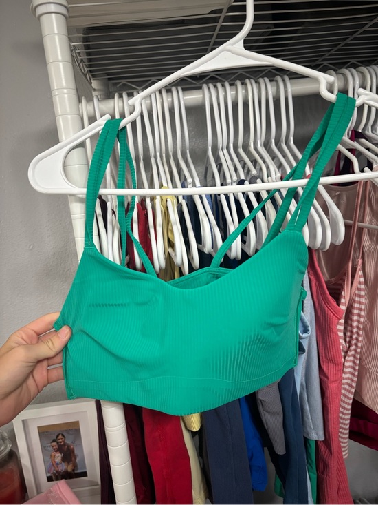 lululemon athletica Other - lululemon athletica Ribbed Strappy Bralette - Teal